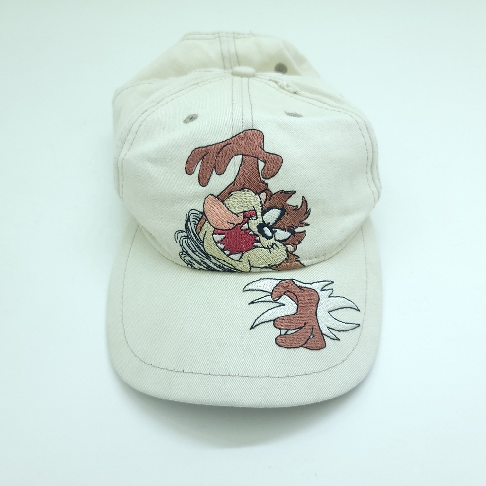 Vintage Looney Tunes Taz Snapback Hat Drew Pearson 1996 Youth
